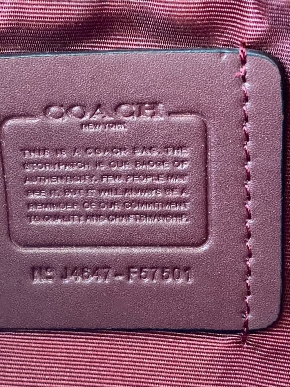 Coach Ruby Clutch Style No. F57501 Rehab. - Picture 4 of 10